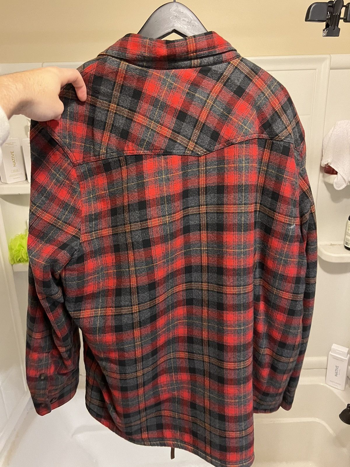 Overland Sheepskin flannel jacket Size US XL / EU 56 / 4 - 4 Thumbnail