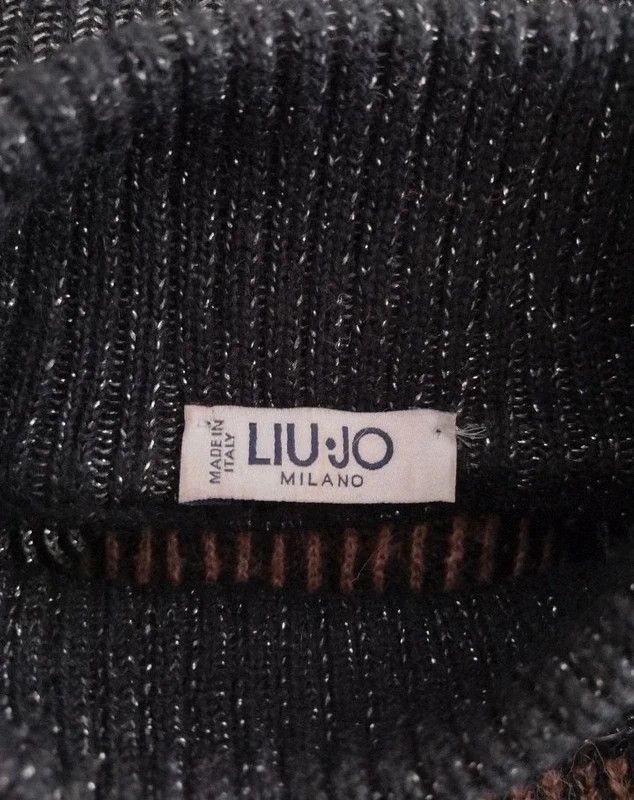 Liu Jo Liu Jo Milano Alpaca Open Back Sweater Geometric ShimmerKnit Size XS / US 0-2 / IT 36-38 - 7 Thumbnail