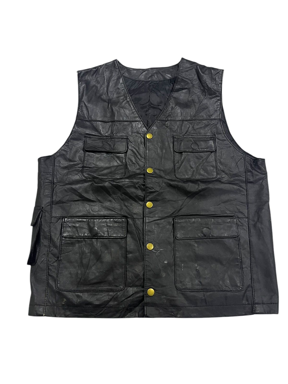Le Grande Bleu (L.G.B.) L.G.B leather vest/holster | Grailed