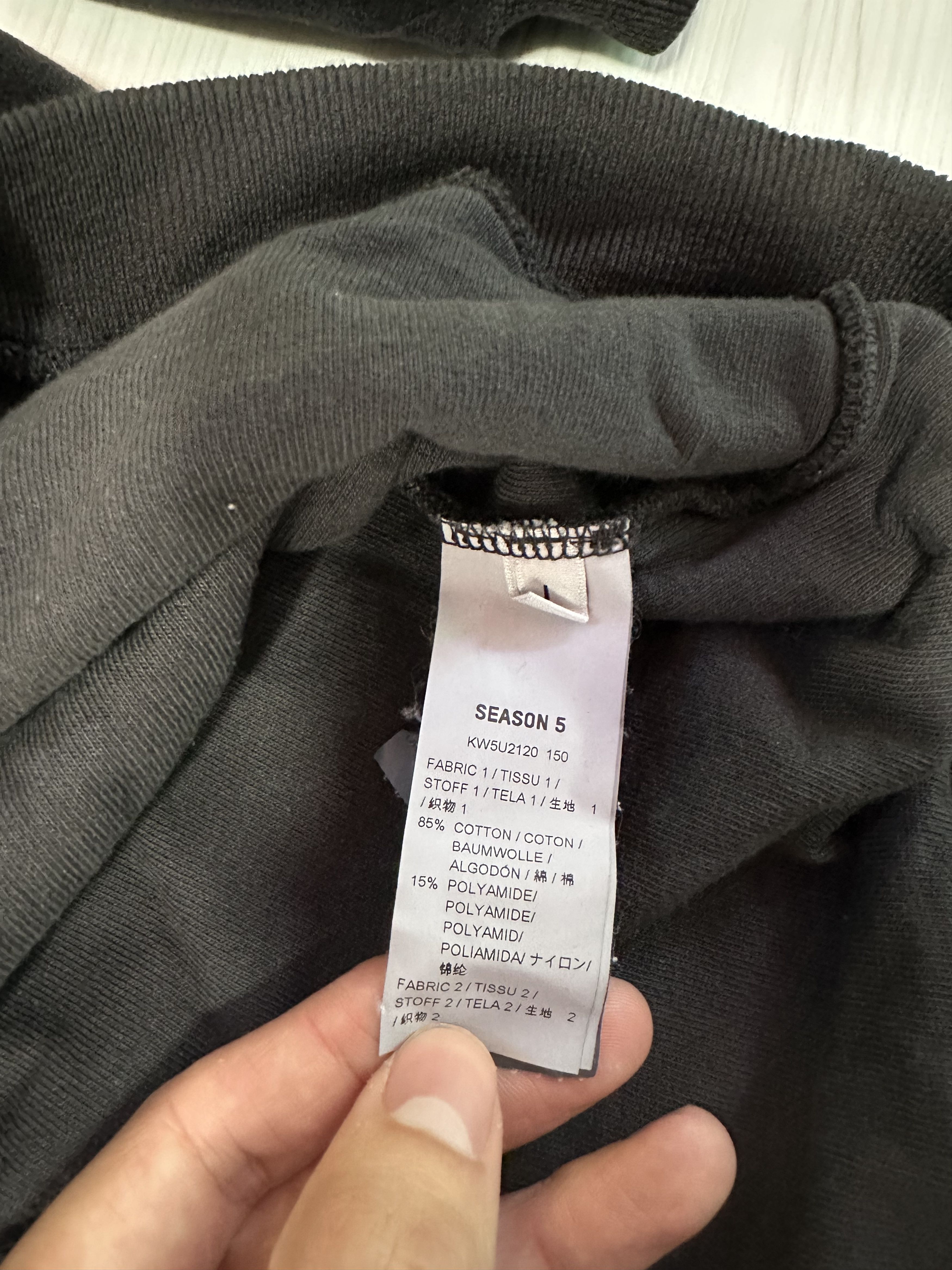 Yeezy SEASON 5 VELOUR HOODIE Size US L / EU 52-54 / 3 - 5 Thumbnail