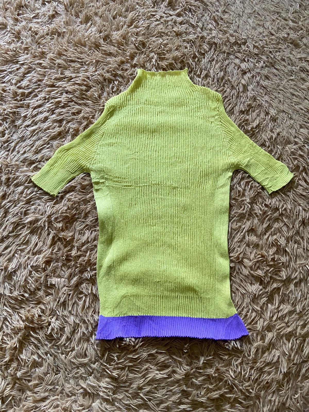 Pleats Please Issey Miyake Archive SS22 Issey Miyake Mainline Ribbed Knit Shirt Size M / US 6-8 / IT 42-44 - 1 Thumbnail