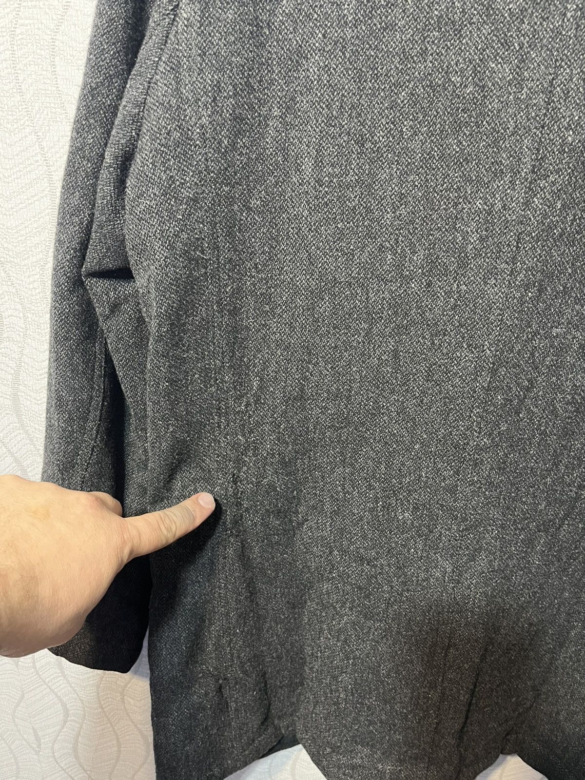 Dolce & Gabbana Dolce&Gabbana Vintage Men’s Wool Gray Double-Breasted Coat Size US L / EU 52-54 / 3 - 9 Thumbnail