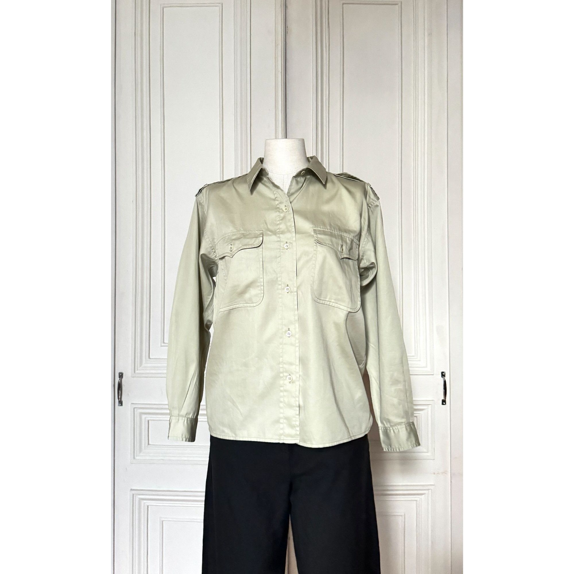 Yves Saint Laurent 1970s Military Shirt Size M / US 6-8 / IT 42-44 - 1 Thumbnail