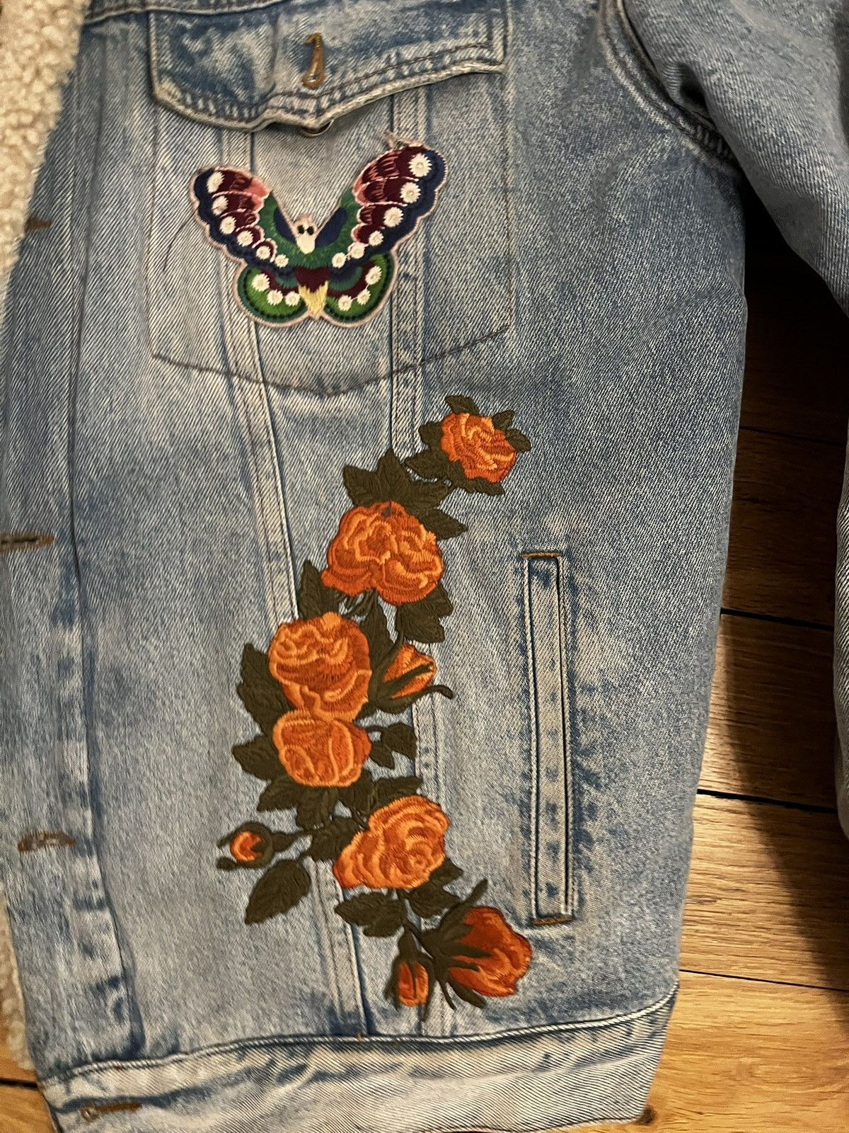 Gucci Gucci denim jacket shearling Size US L / EU 52-54 / 3 - 6 Thumbnail