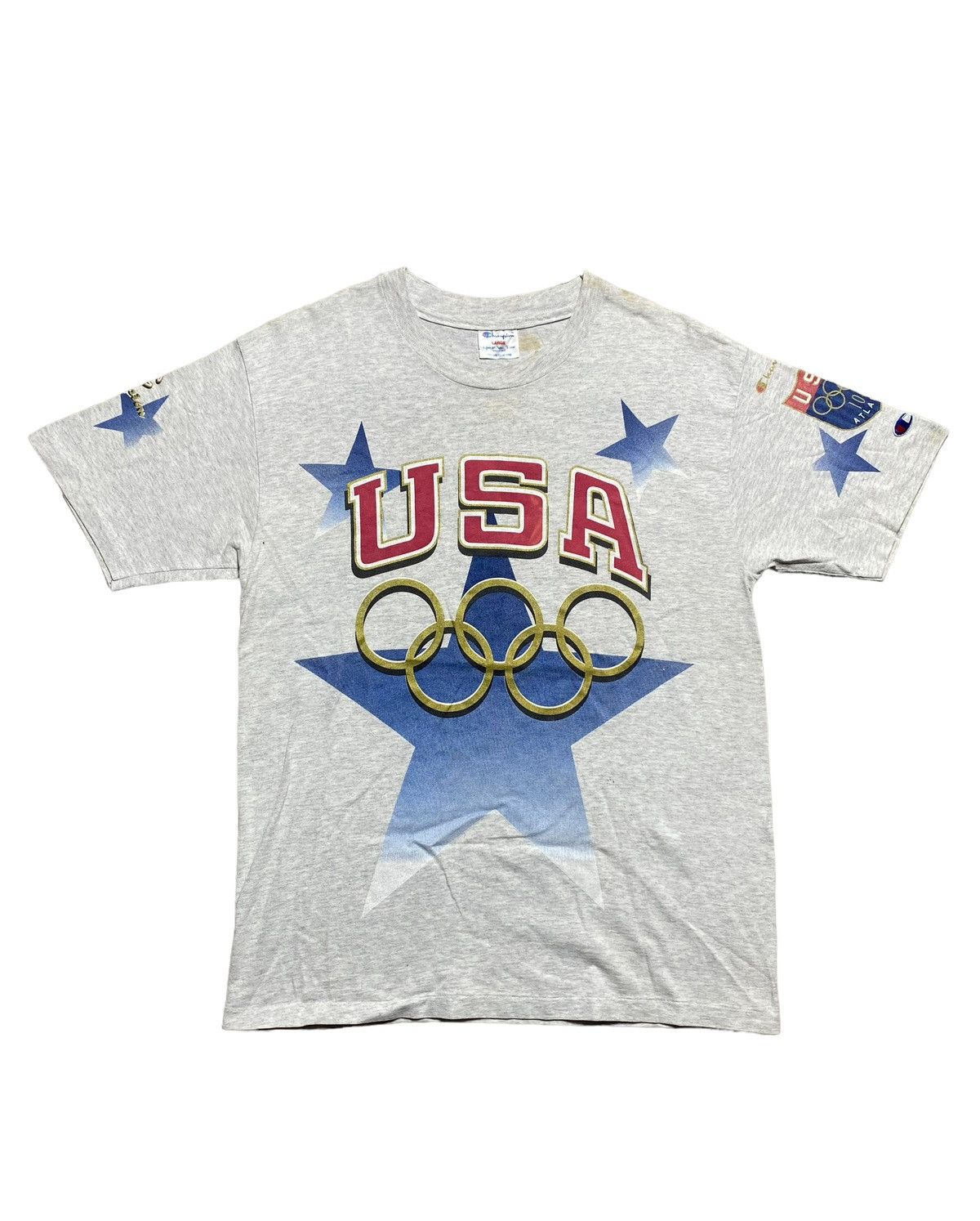 Other VINTAGE CHAMPION USA OLYMPIC ATLANTA TEE Size US L / EU 52-54 / 3 - 1 Thumbnail
