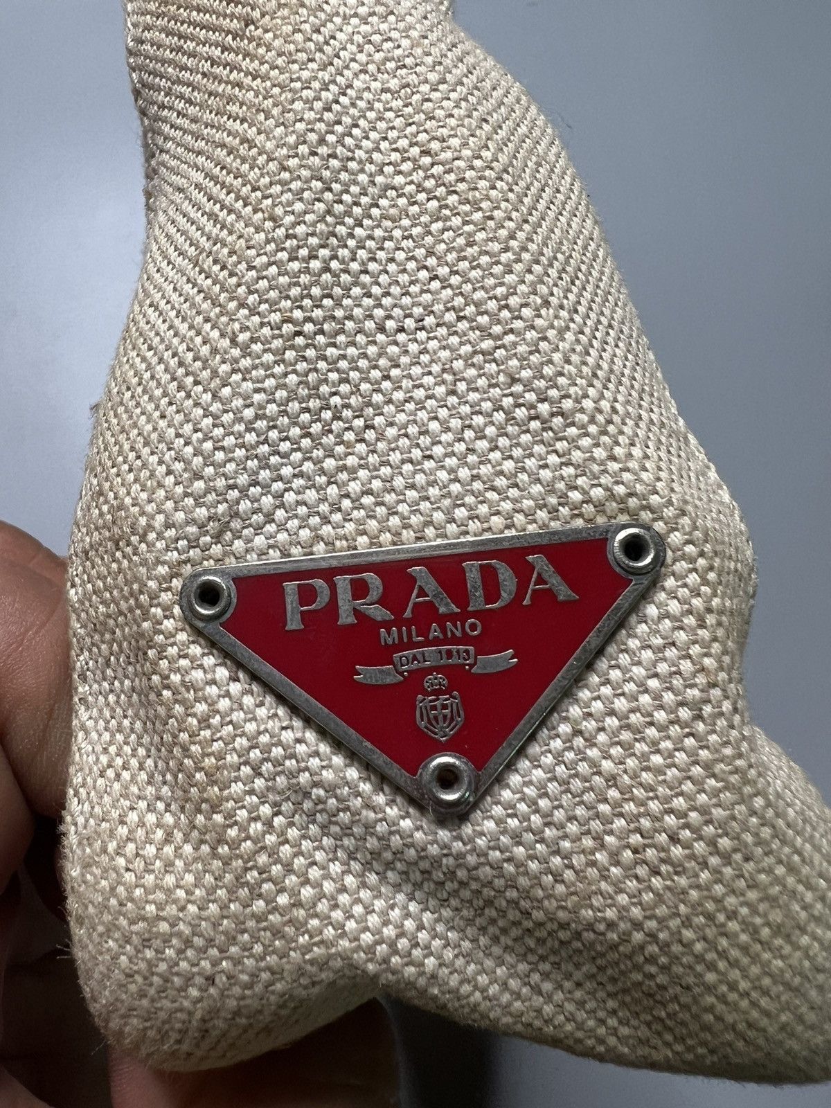 Prada Archive prada Canvas Hand bag Size ONE SIZE - 3 Thumbnail