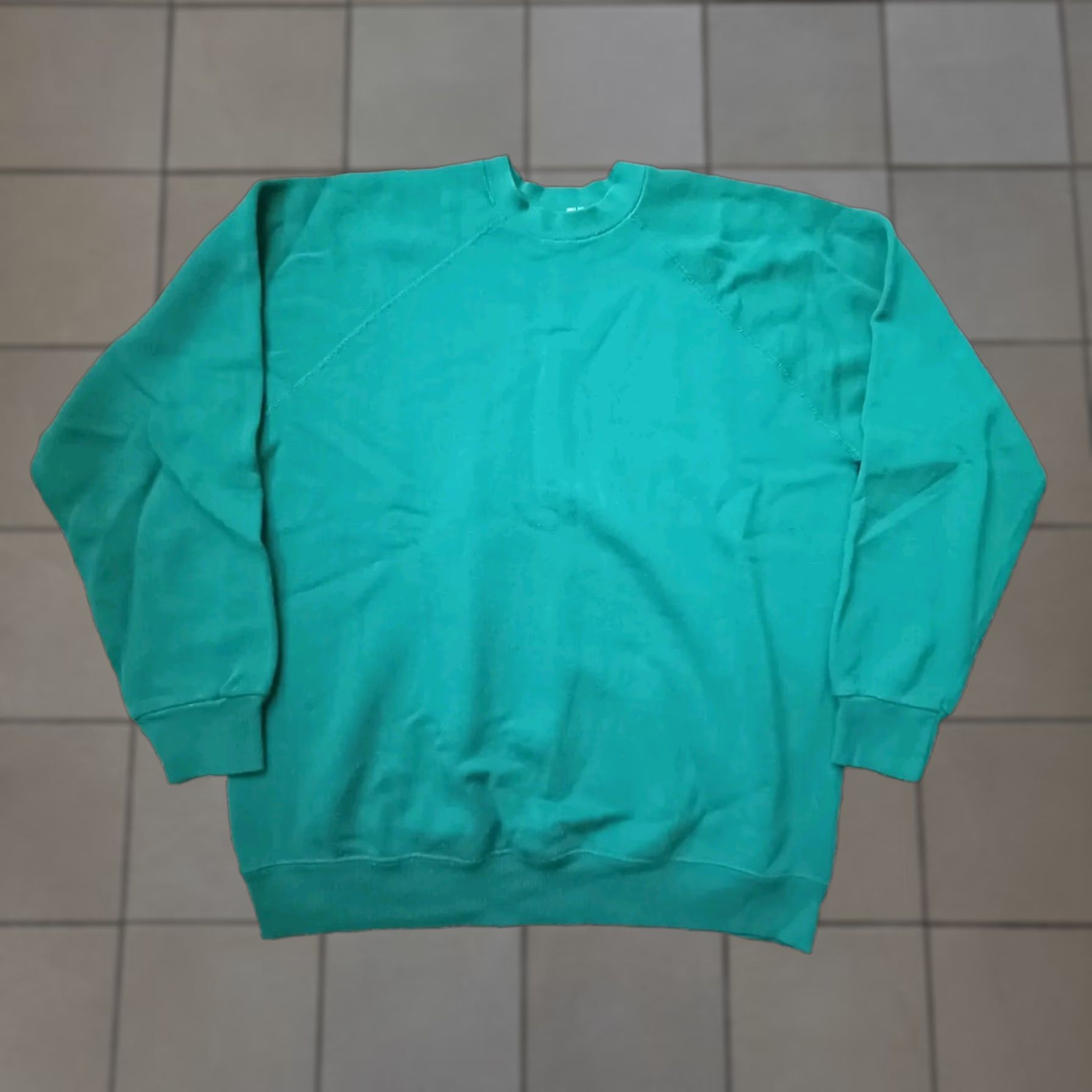 Tultex VINTAGE Tultex Sweatshirt Mens XL Green Crewneck USA 80s Sweatshirt Mens XL Green Crewneck USA 80s Size US XL / EU 56 / 4 - 1 Thumbnail