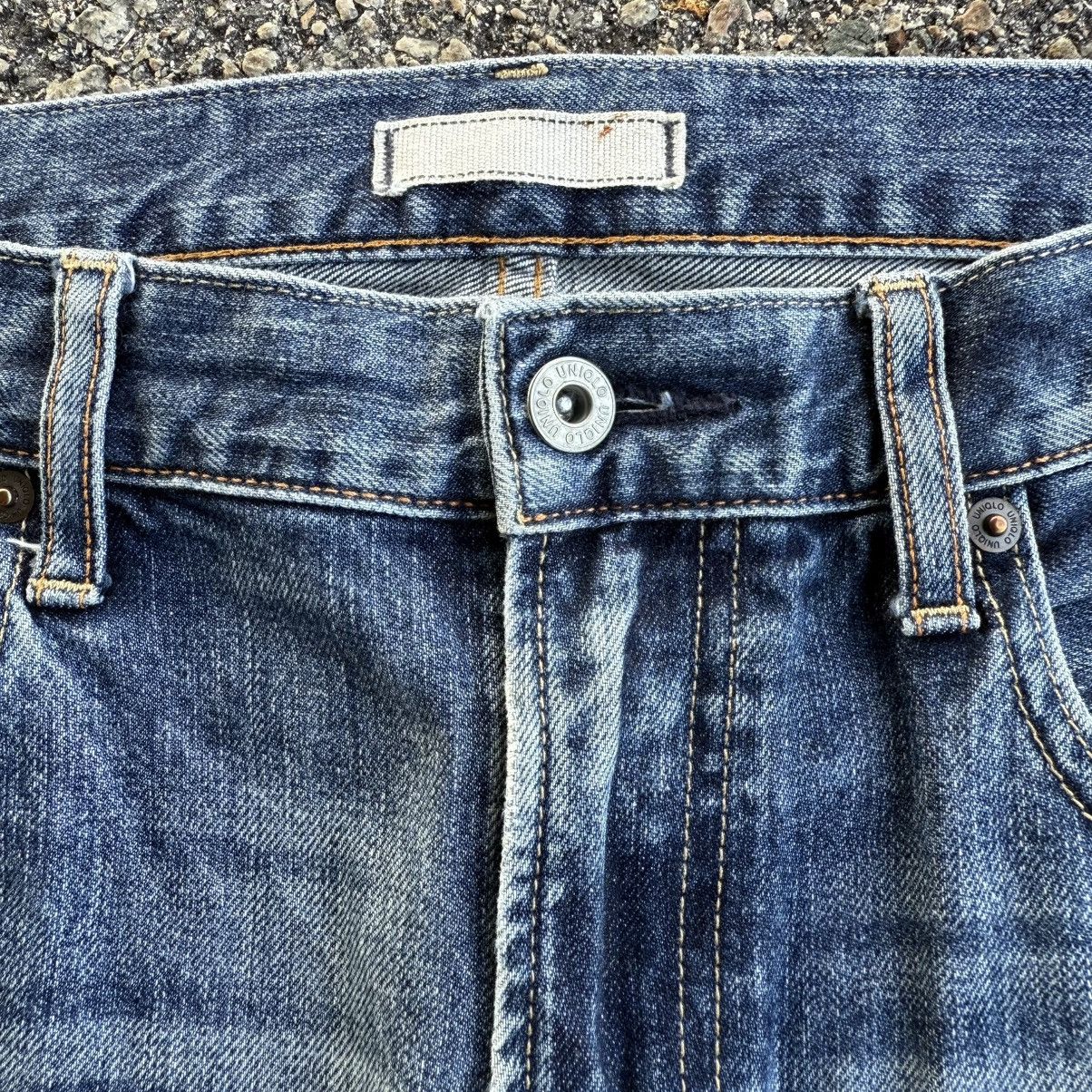 Japanese Brand VINTAGE JAPANESE SELVEDGE DENIM STRAIGHT FADED JEANS PANTS Size US 33 - 6 Thumbnail