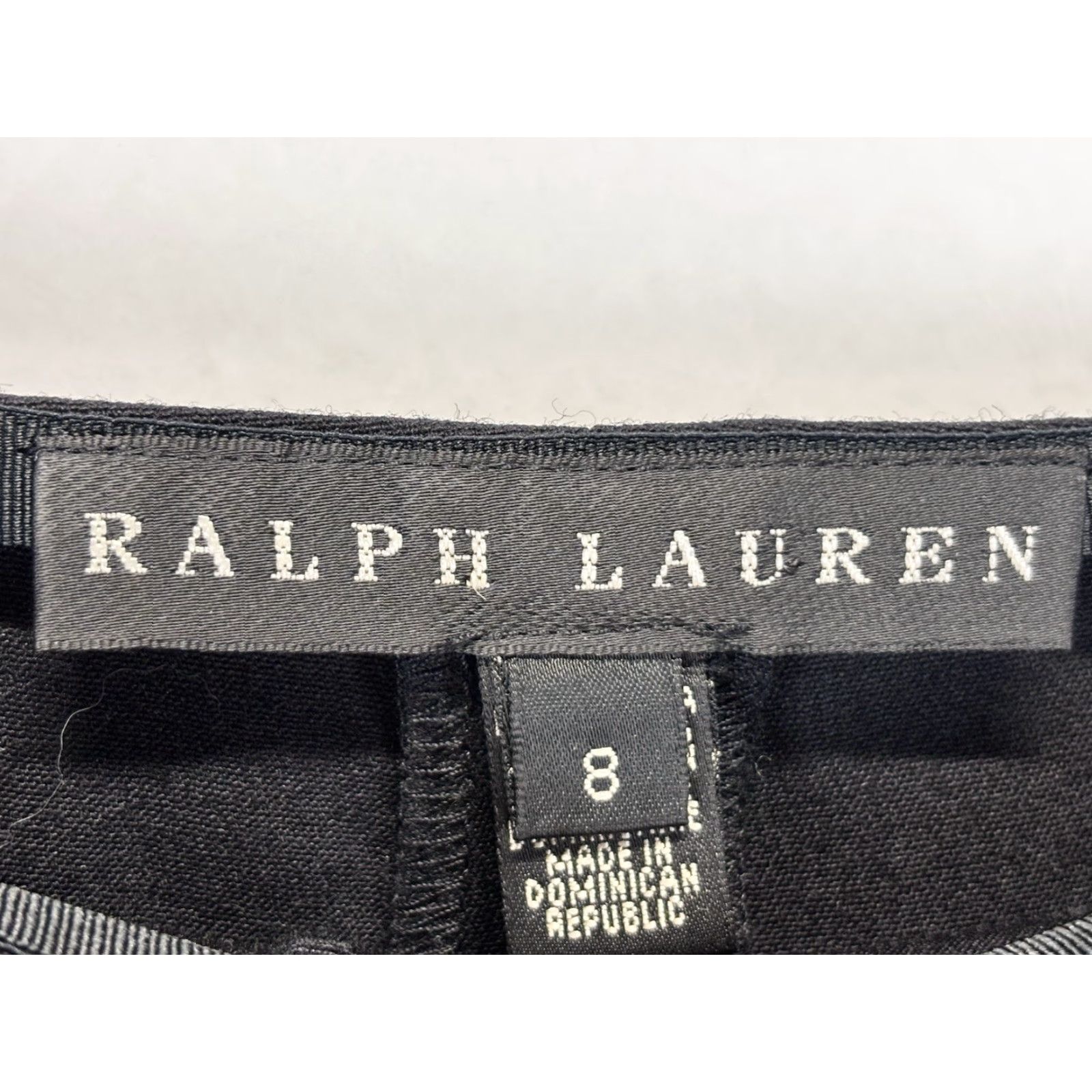 Ralph Lauren RALPH LAUREN Black Wool Blend Wide Leg Dress Pants Sz 8 Women Career Black Label Size 30" / US 8 / IT 44 - 5 Thumbnail