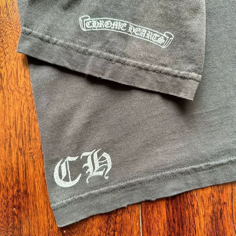 Chrome Hearts CHROME HEARTS Size L Black horseshoe Sanskrit cross logo te Size US L / EU 52-54 / 3 - 5 Thumbnail