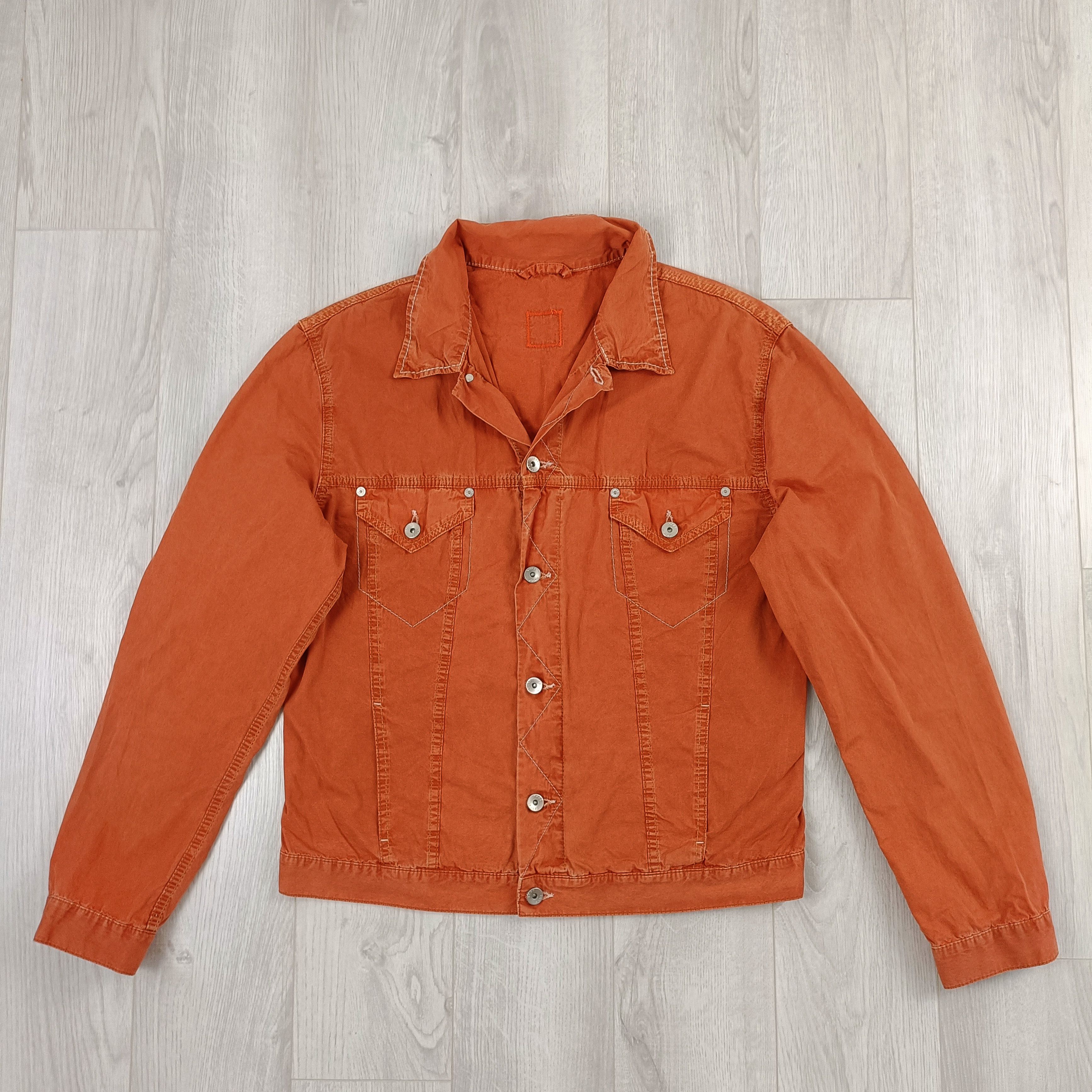 Hugo Boss Men's Orange Cotton Jacket ! Size US L / EU 52-54 / 3 - 1 Thumbnail