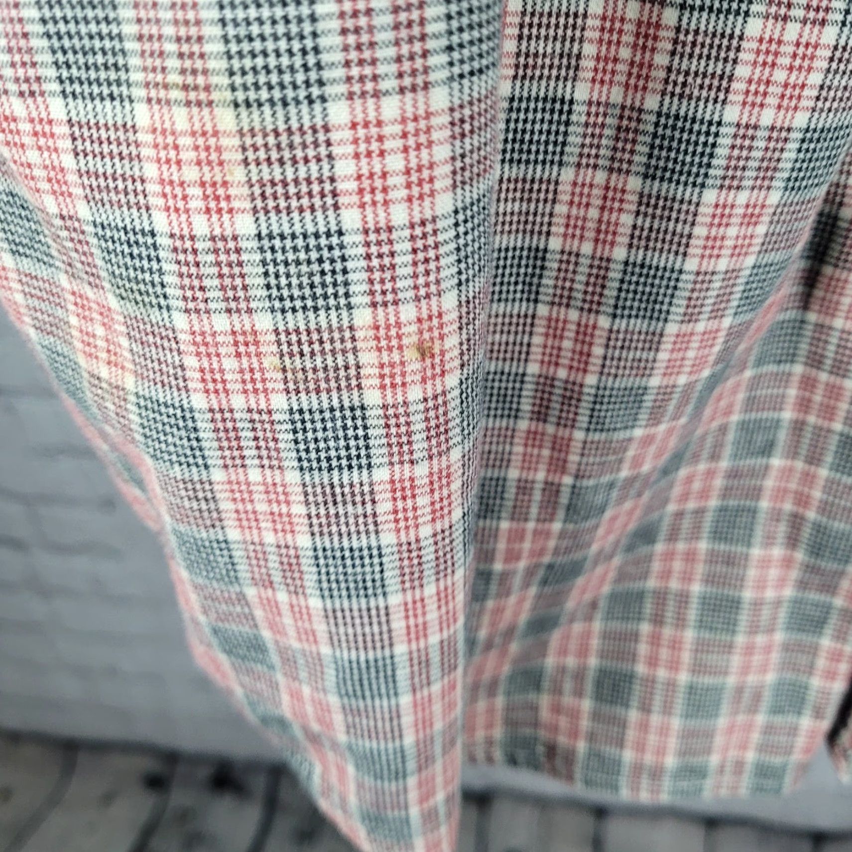 Carhartt VINTAGE Carhartt Shirt Button-Up Short Sleeve Plaid Red Black 100% Cotton Large Mens Size US L / EU 52-54 / 3 - 5 Thumbnail