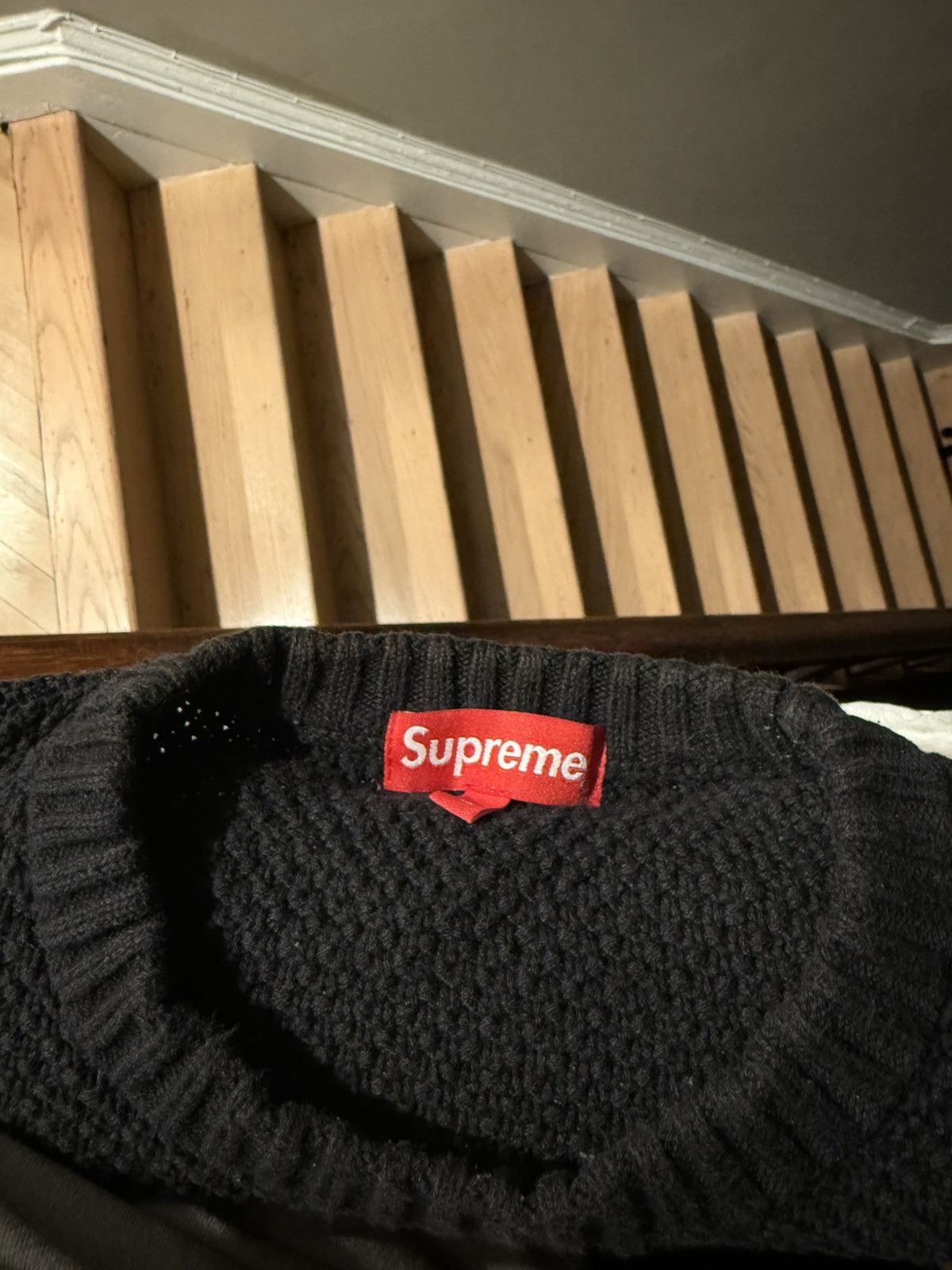 Supreme Supreme Textured Small Box Sweater - XL Size US XL / EU 56 / 4 - 10 Thumbnail