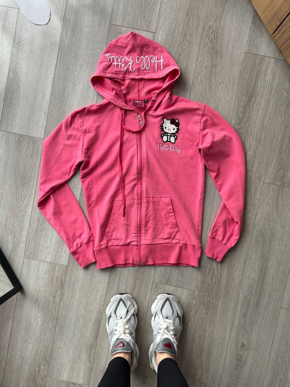 Japanese Brand × Vintage Hello Kitty Zip Hoodie Vintage Size M / US 6-8 / IT 42-44 - 2 Thumbnail