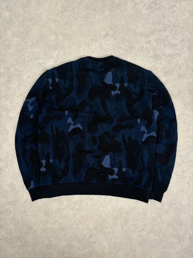 Emporio Armani SS2018 Emporio Armani Navy Wool Camouflage Sweater Size US M / EU 48-50 / 2 - 5 Thumbnail