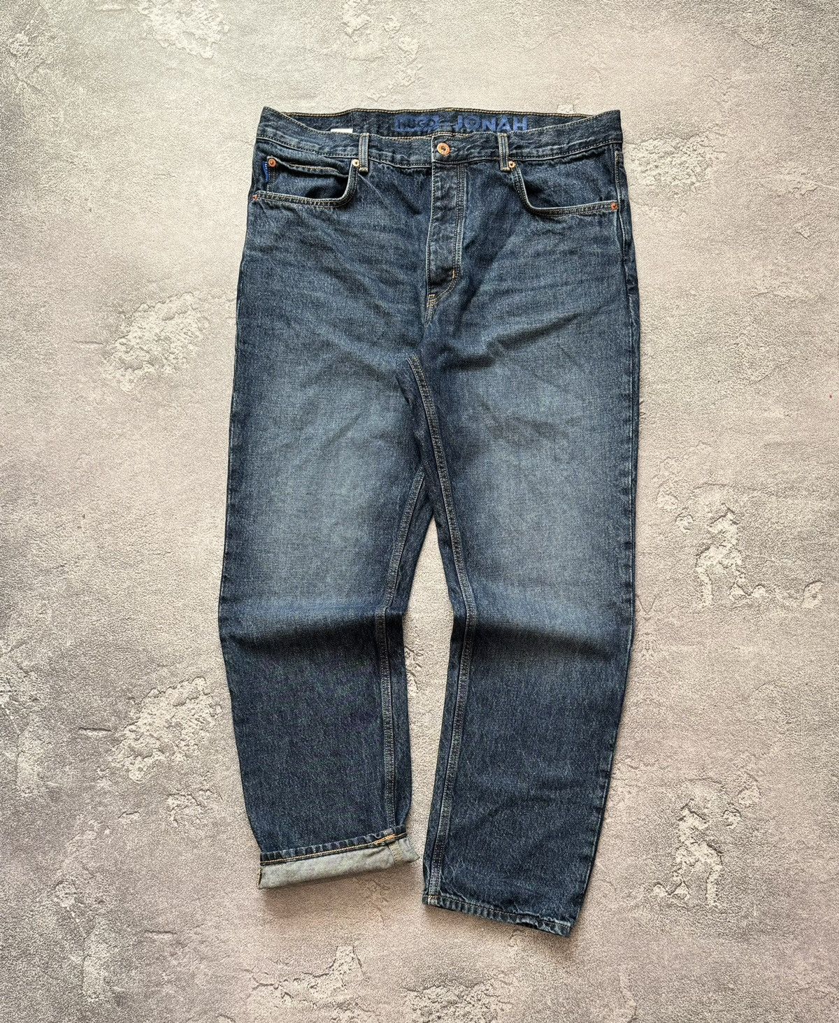 Denime × Hugo Boss Hugo boss 36/32 JOHAN denim blue pant trouser Jean chino Size US 36 / EU 52 - 5 Thumbnail