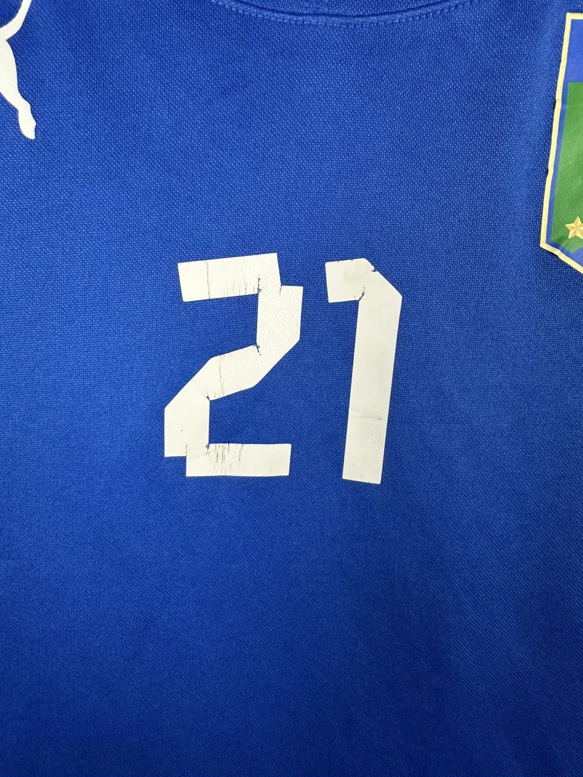 Puma Andrea Pirlo #21 Italy 2010 Football Shirt Soccer Jersey Size US M / EU 48-50 / 2 - 2 Thumbnail