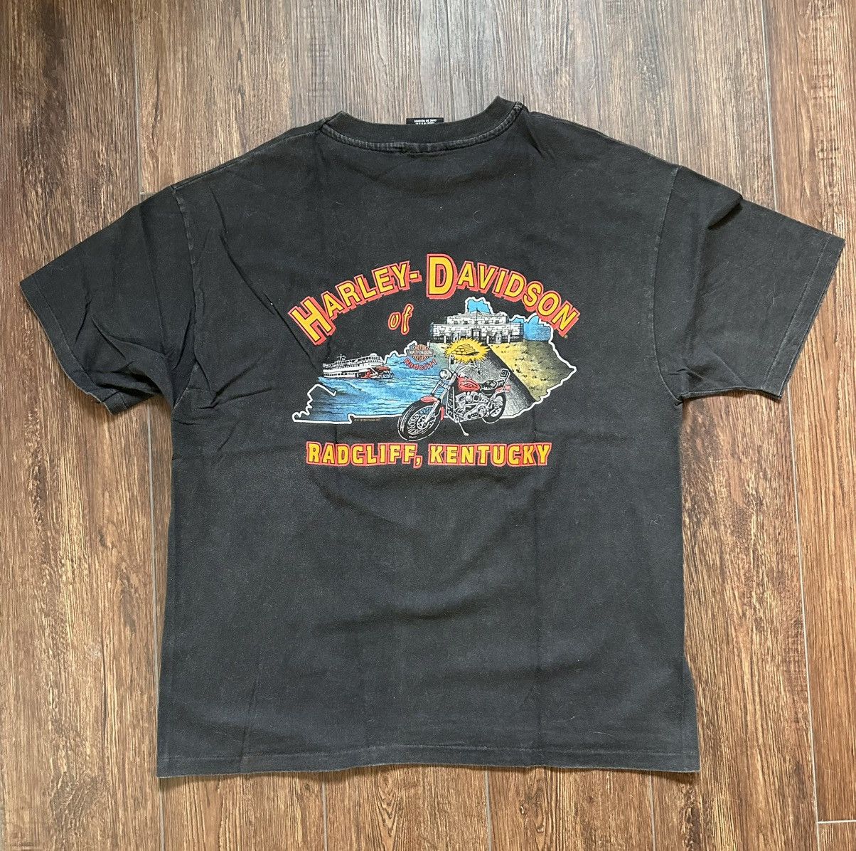 Harley Davidson Vintage Harley Davidson Radcliff Kentucky Size US XL / EU 56 / 4 - 4 Thumbnail