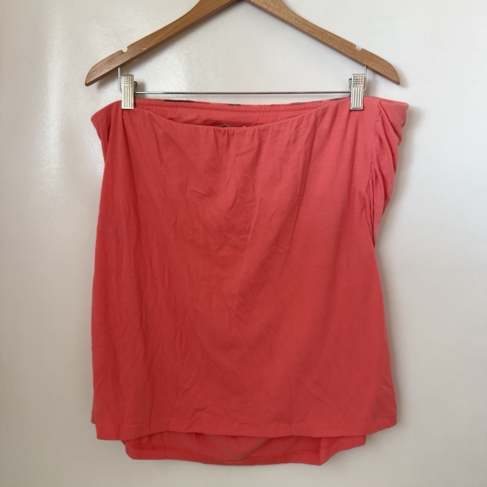 Other Y2K Tube Top Palm Trees Coral Coconut Girl Tropical Top Size XXL / US 16-18 / IT 52-54 - 2 Thumbnail