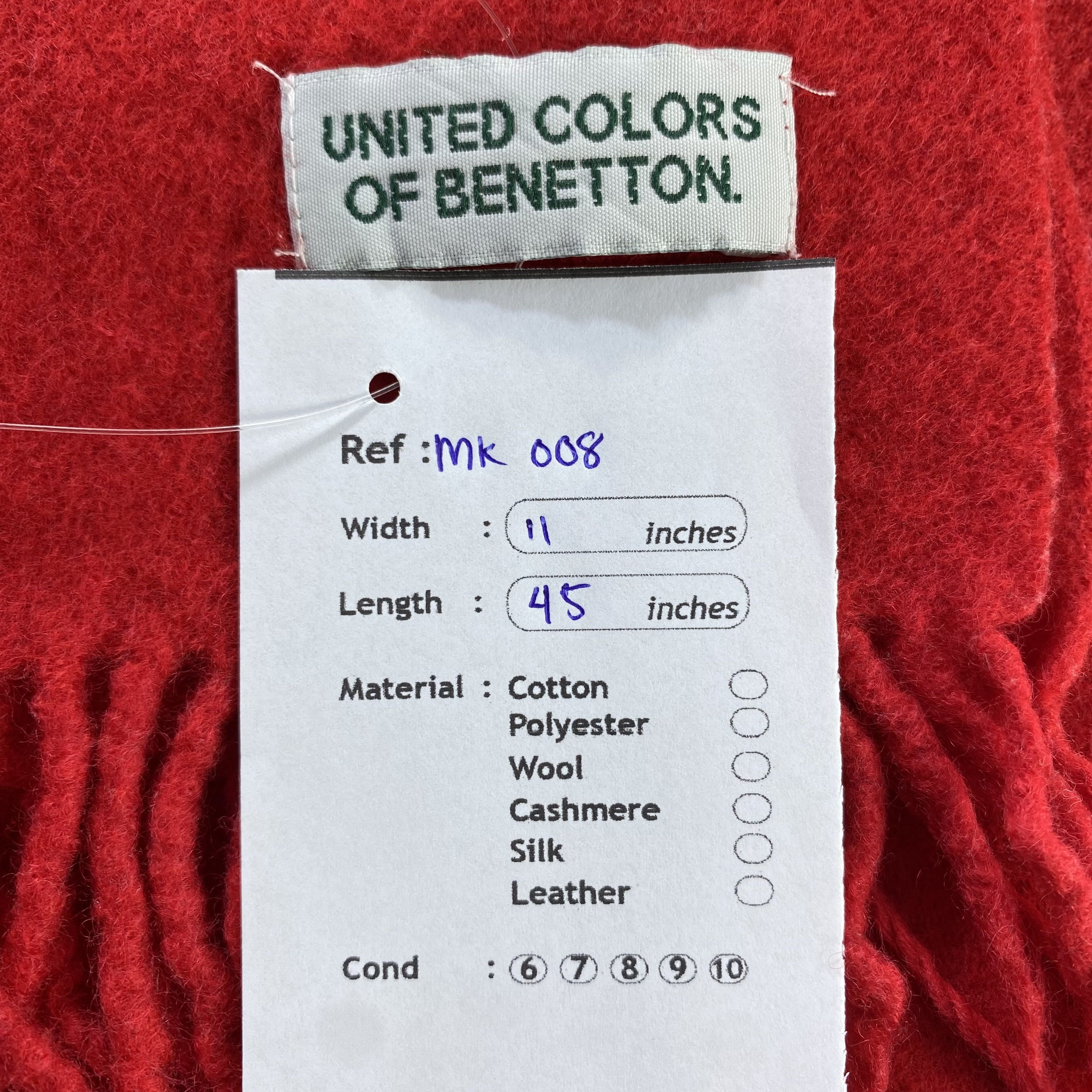 United Colors Of Benetton United Colors Of Benetton Scarf Neck Wrap Muffler Size ONE SIZE - 6 Thumbnail