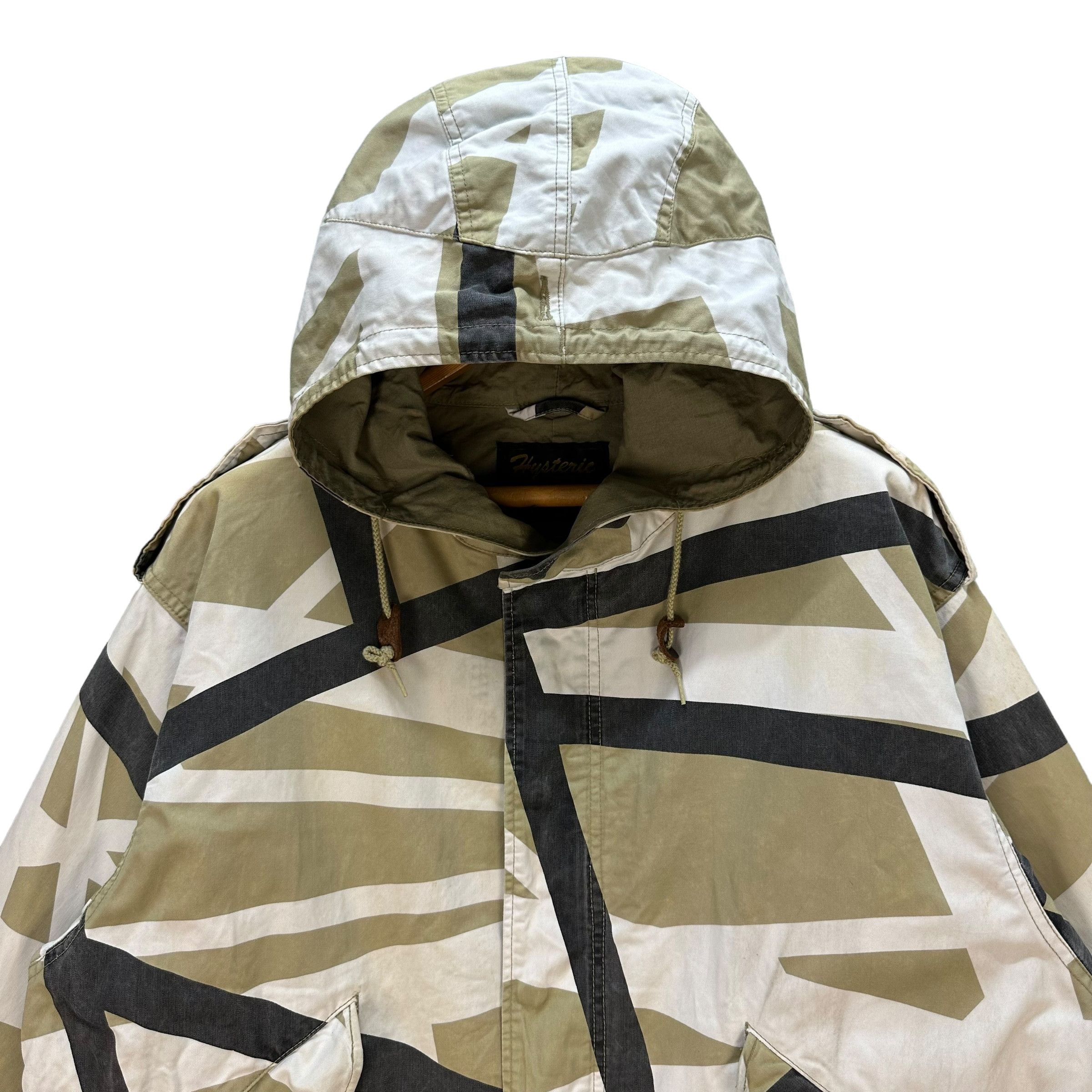 Hysteric Glamour HYSTERIC GLAMOUR Heavy Abstract Design Parka #A41-0940 Size US XL / EU 56 / 4 - 2 Thumbnail