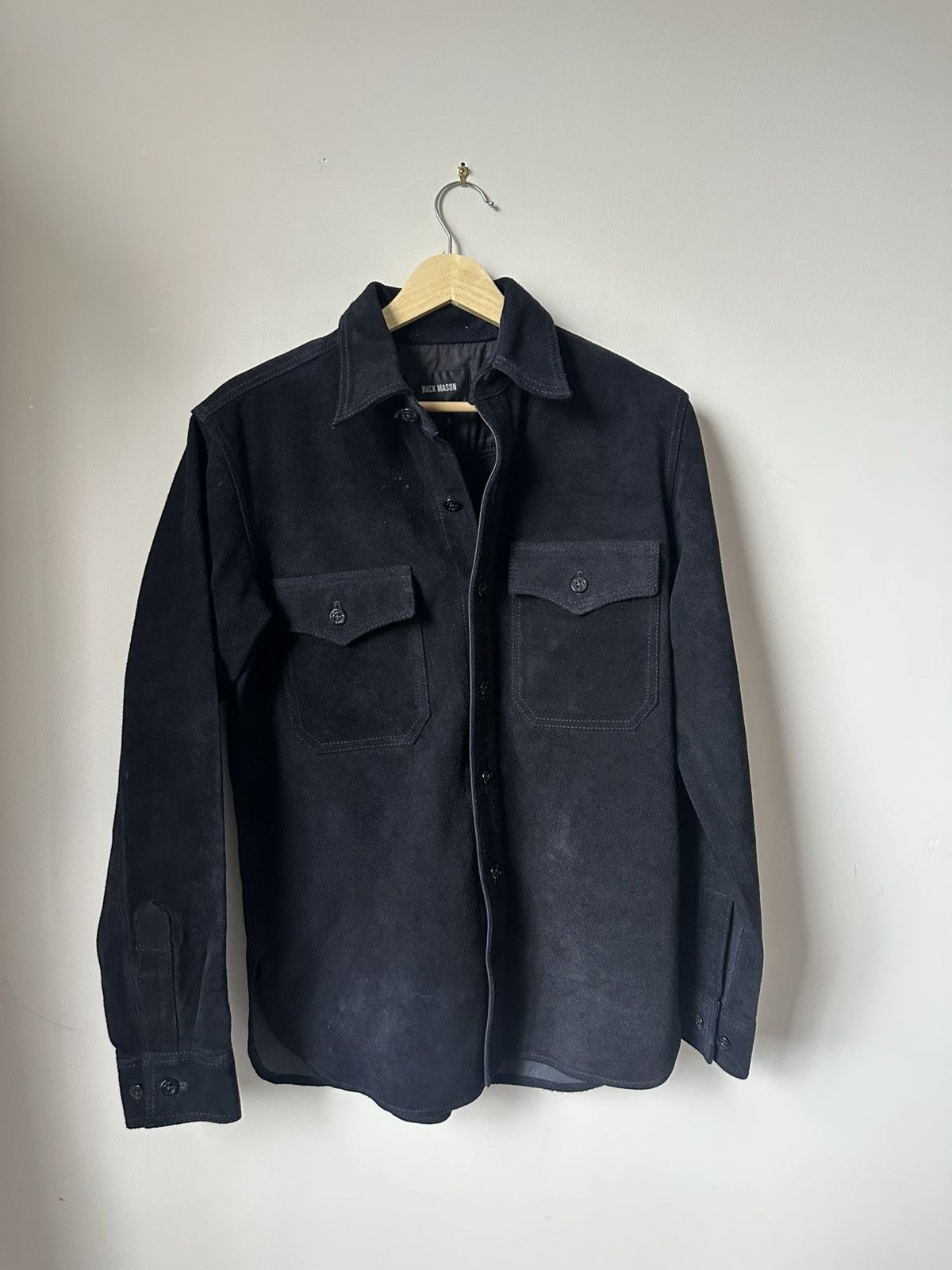 Buck Mason (BNWT) Suede Leather western shirt Size US S / EU 44-46 / 1 - 1 Thumbnail