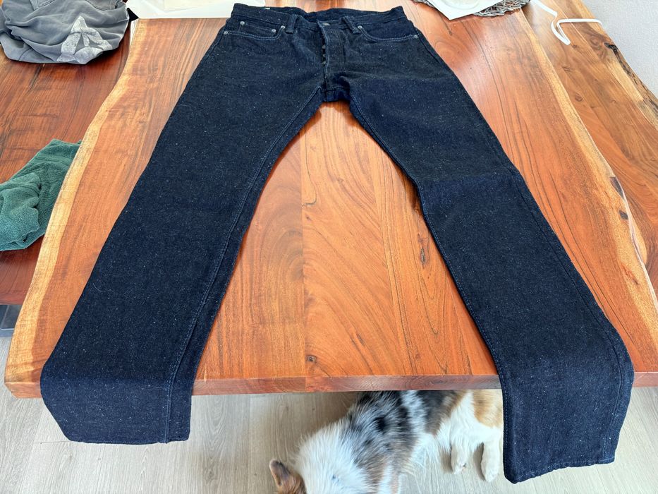 Pure Blue Japan OD+PBJ 18OZ. AISORA SELVEDGE JEANS (SLIM TAPERED)