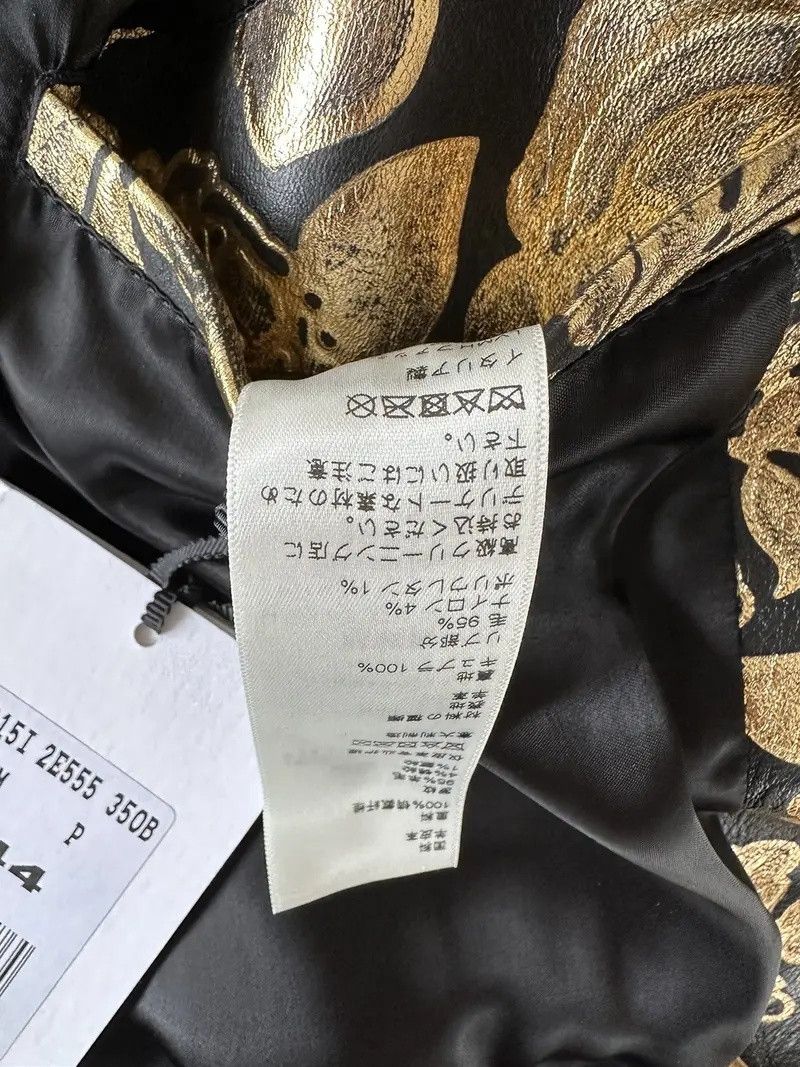 Celine × Hedi Slimane Celine Gold floral leather jacket runway Size US S / EU 44-46 / 1 - 6 Thumbnail