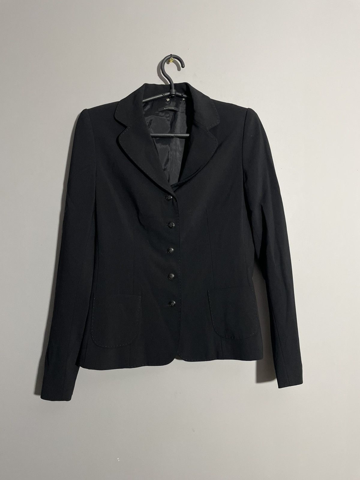 Elie Tahari Elie Tahari Black Blazer Size M / US 6-8 / IT 42-44 - 2 Thumbnail