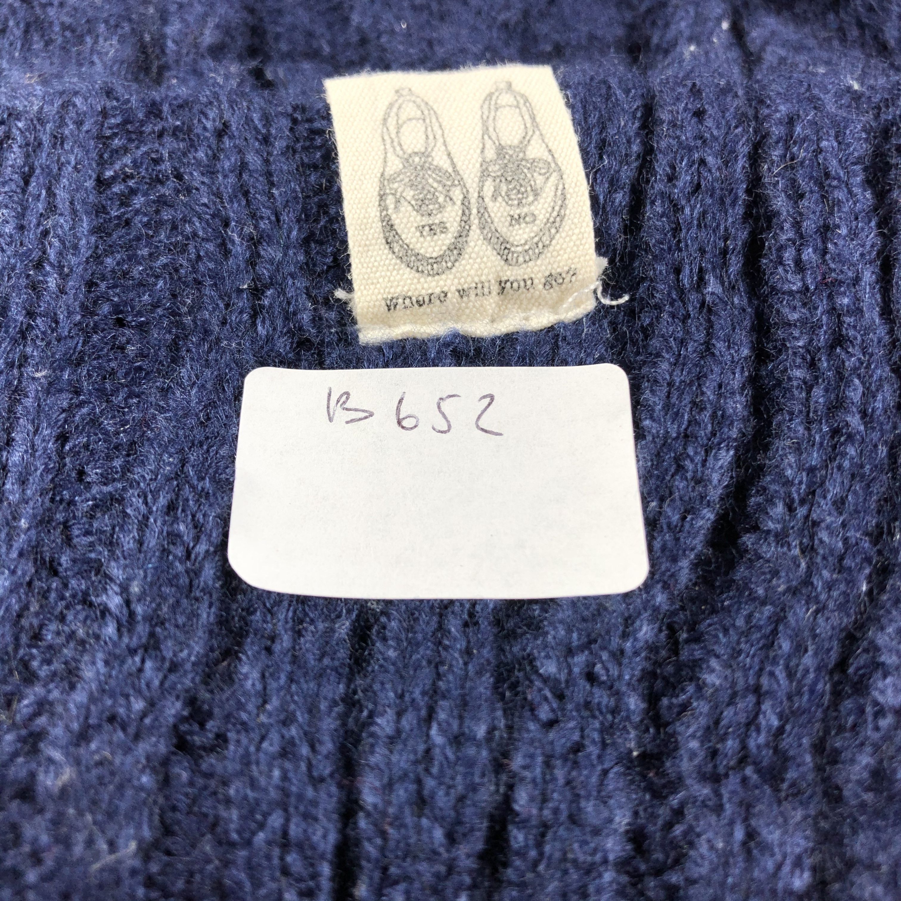 Vintage Cable Knit Fisherman Beanie Snowcap Snow Hat B652 Size ONE SIZE - 6 Thumbnail