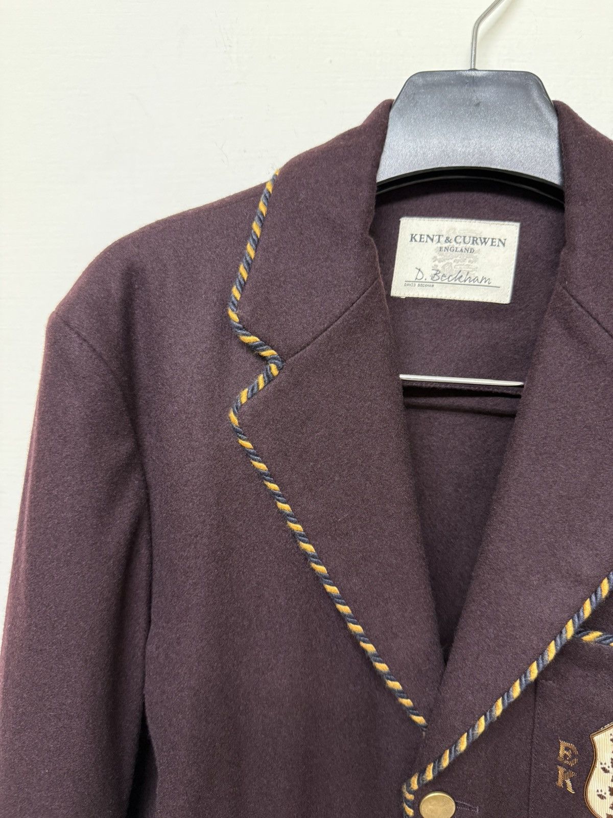 Kent & Curwen KENT & CURWEN Three Lions wool Coat Size 48R - 3 Thumbnail