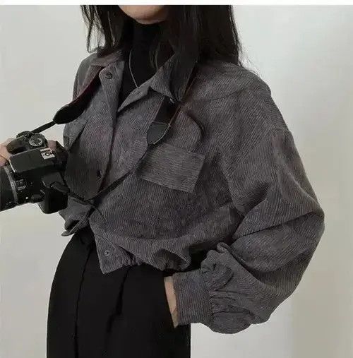 Japanese Brand × Vintage Fine Women Fashion Long Sleeve Drawstring Size ONE SIZE - 1 Thumbnail