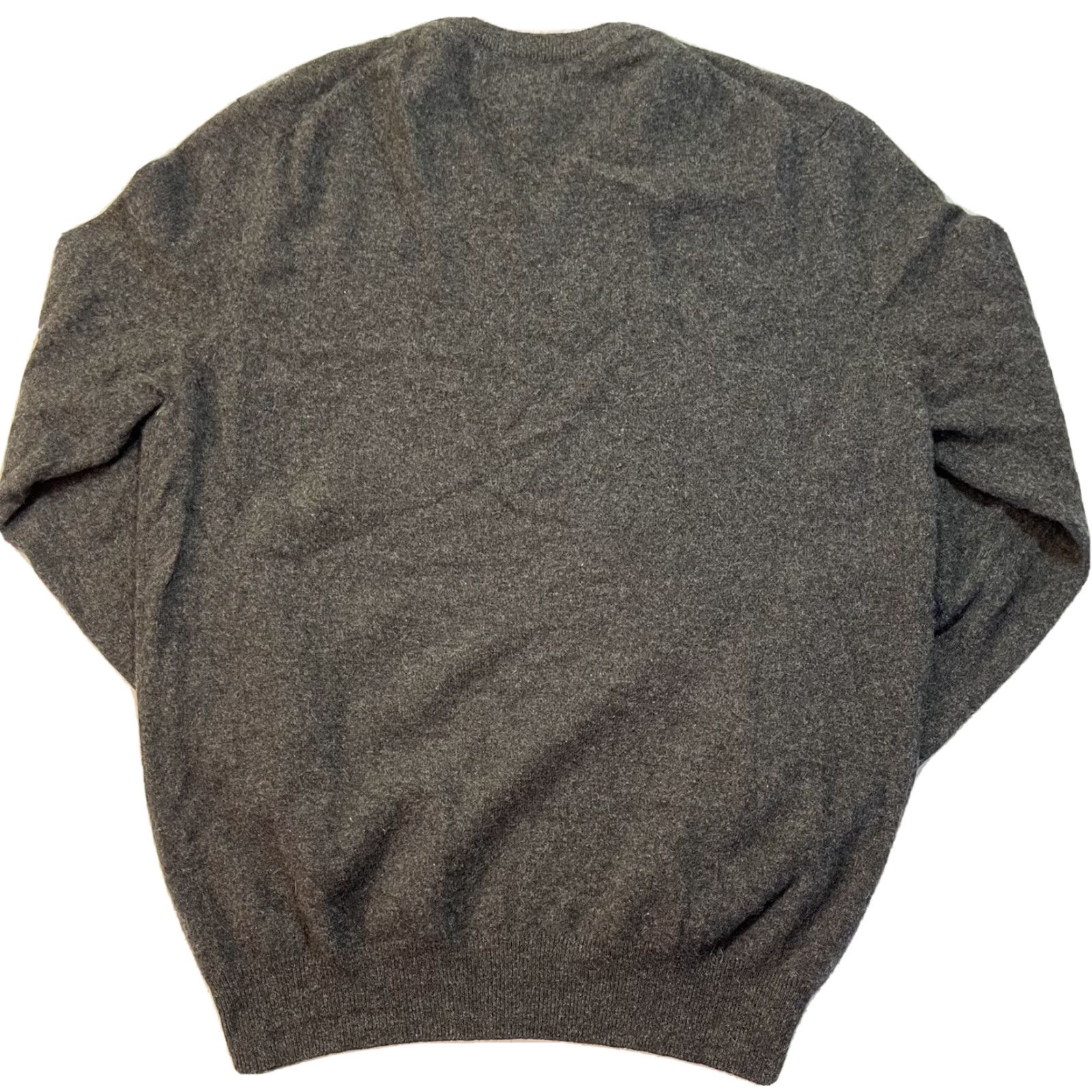 Vintage Harrison Davis Sweater Mens L Charcoal 100% Cashmere V-Neck Designer Casual Pullover Size US L / EU 52-54 / 3 - 4 Thumbnail