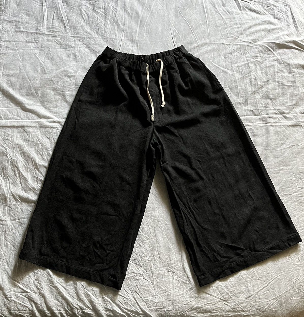 Comme des Garcons Comme des Garçons Black wide leg pants. Size US 26 / EU 42 - 1 Thumbnail