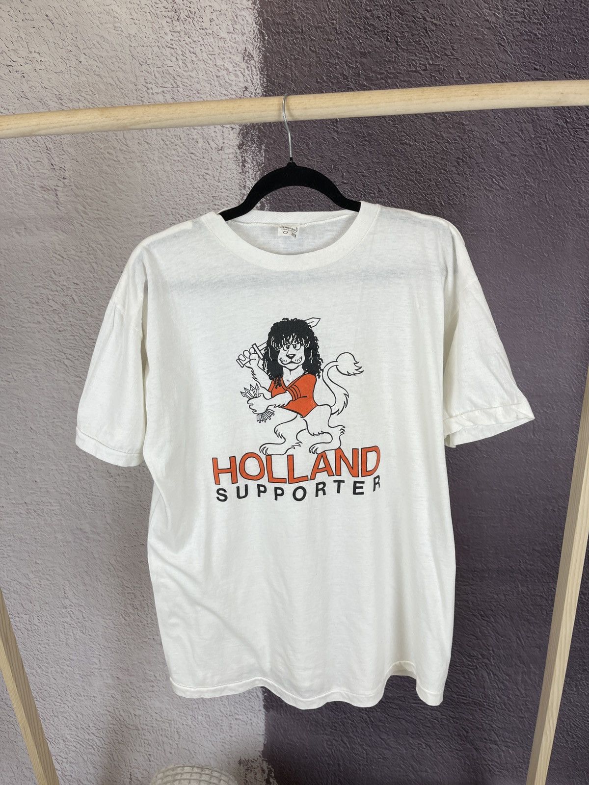 Other Holland Supporter lion big logo tee shirt Size US XL / EU 56 / 4 - 1 Thumbnail