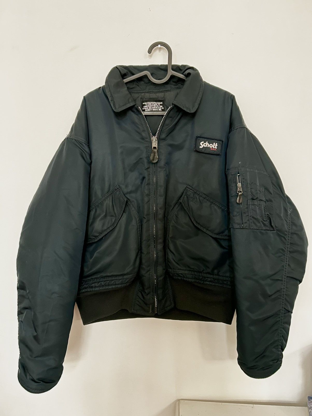 【schott】CWU-R bomber jacket Schott Flight Bomber Jacket Vintage CWU-R
