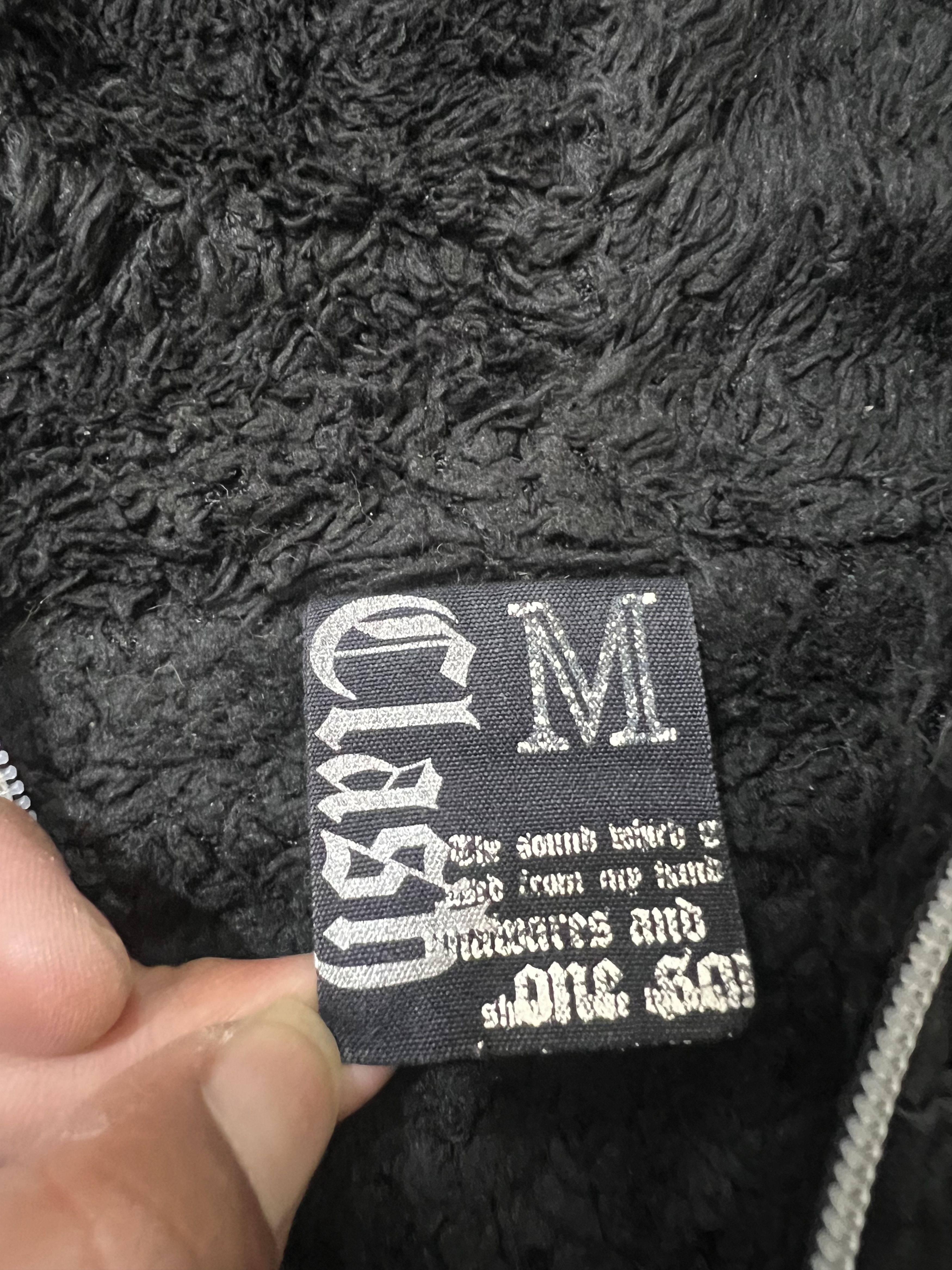 Japanese Brand 2000s Maria Poem Print Fuzzy Full Zip Hoddie y2k Lgb Ifsix Size US M / EU 48-50 / 2 - 12 Thumbnail