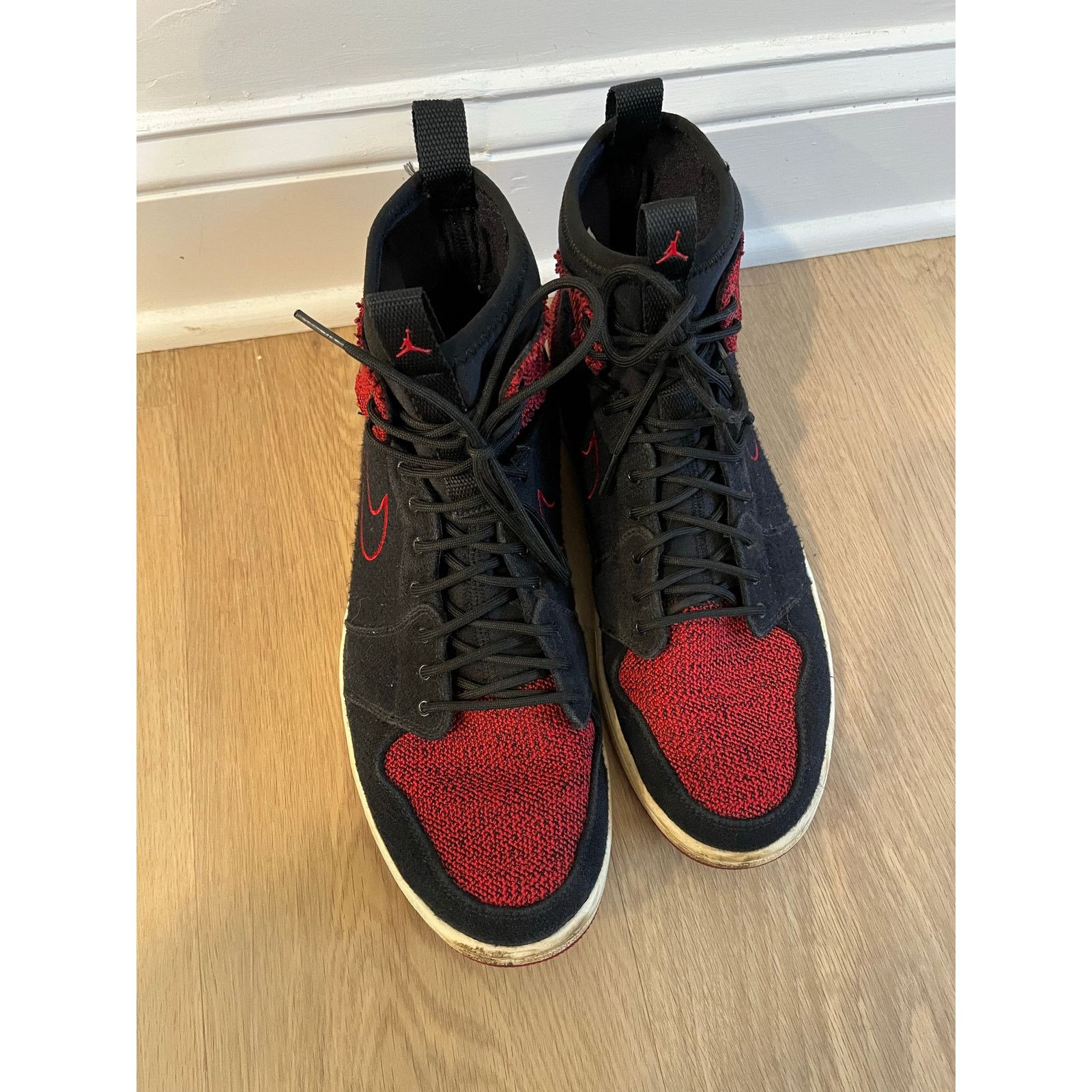 Nike Nike Air Jordan 1 High Banned Bred Ultra 2016 Size US 12 / EU 45 - 2 Thumbnail