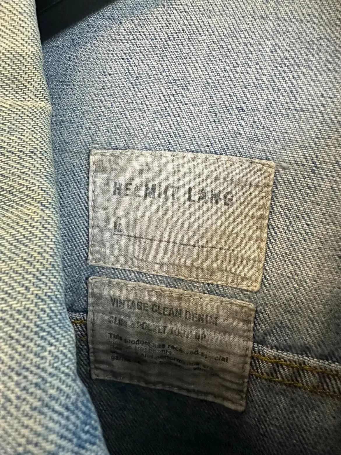 Helmut Lang Sz 50 Helmut Lang washed denim jacket Size US M / EU 48-50 / 2 - 7 Thumbnail