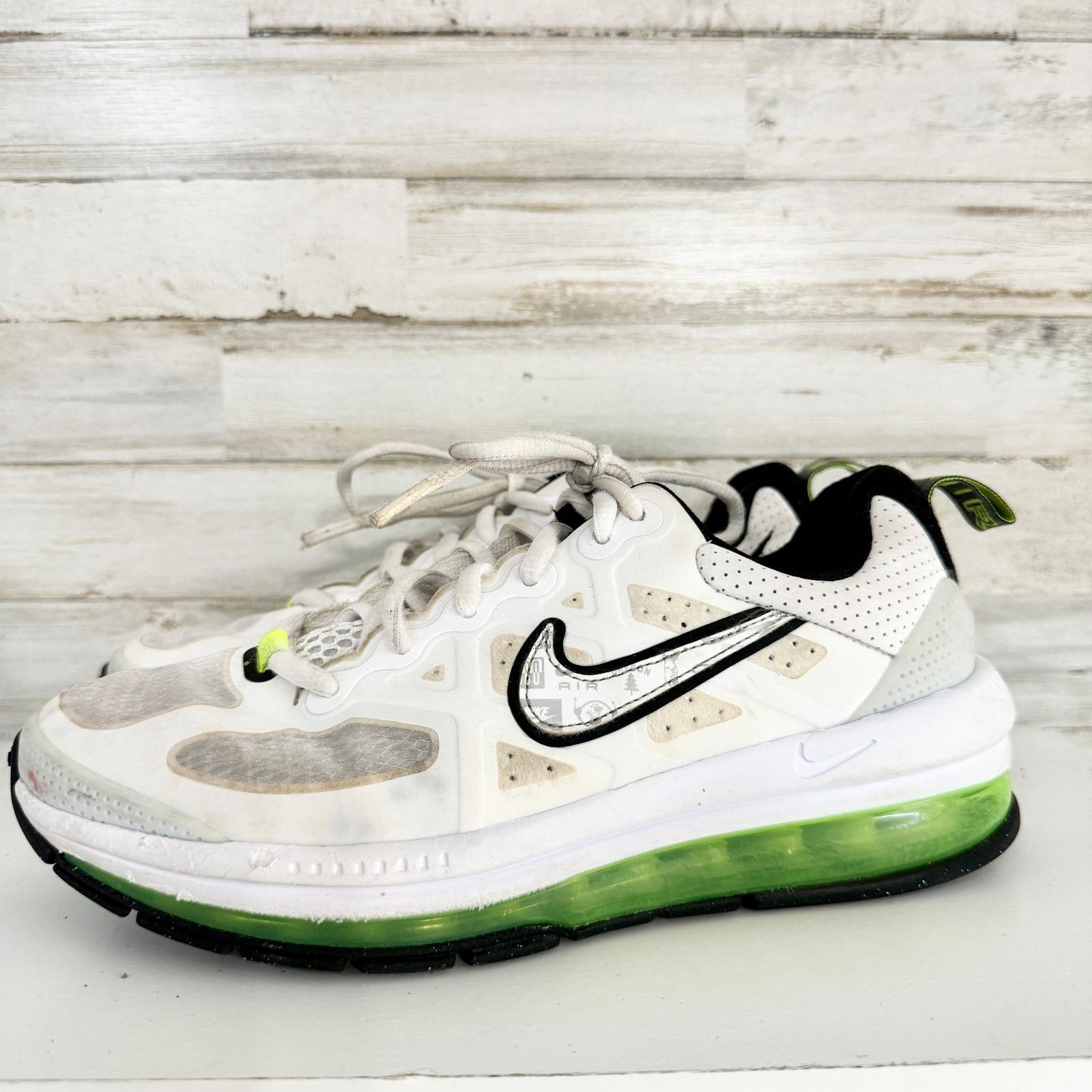 Nike Nike Air Max Genome Boys Teen Slime Green Logo Pack sz 5.5Y Size US 5.5 / EU 38 - 5 Thumbnail