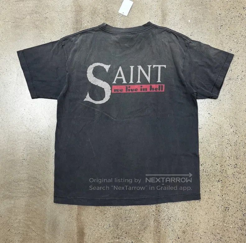 Saint Michael Saint Michael Black printed short sleeves Size US L / EU 52-54 / 3 - 2 Thumbnail