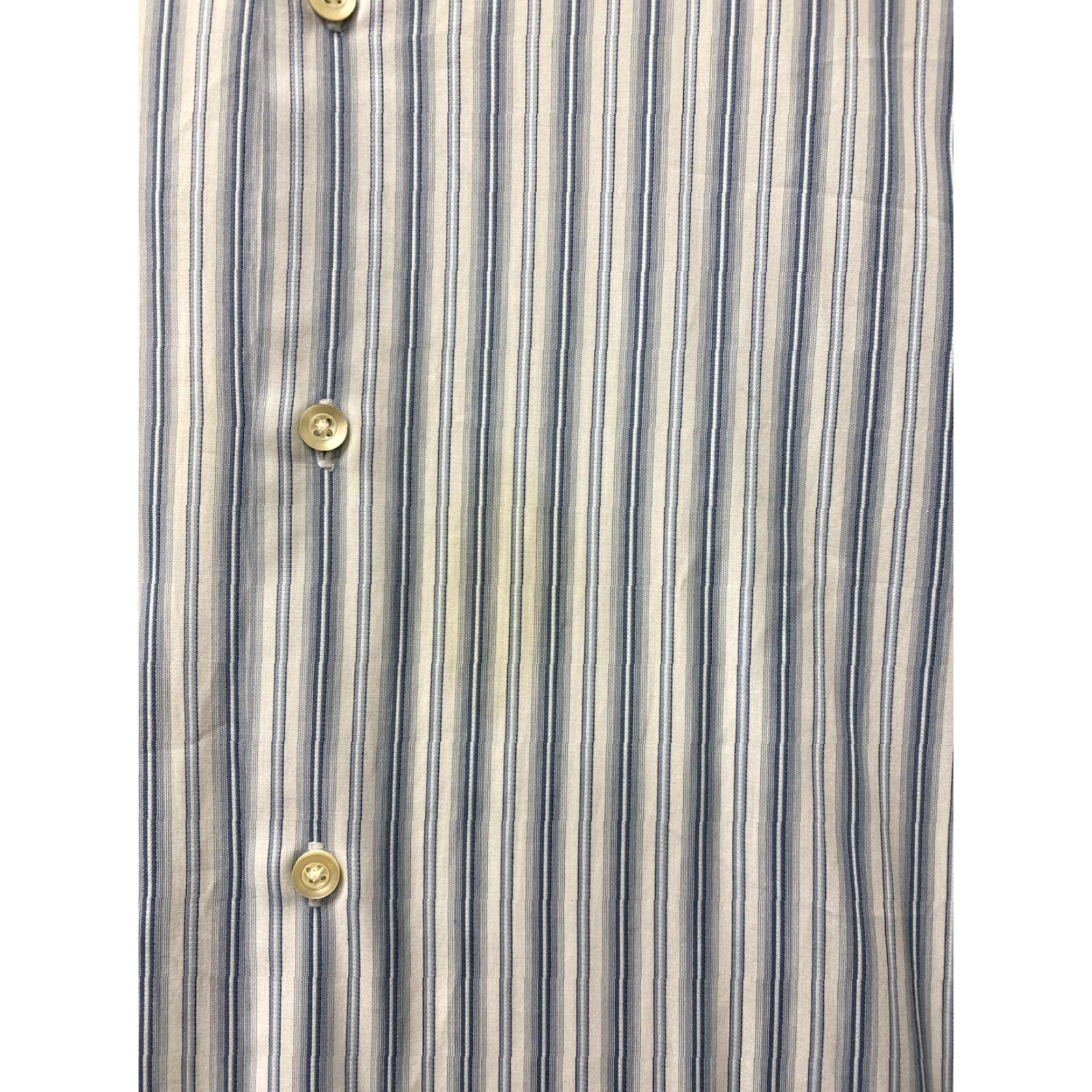 Banana Republic Banana Republic Shirt Men XLT Gray Striped Button Up Preppy Casual 116-68 Size US XL / EU 56 / 4 - 3 Thumbnail