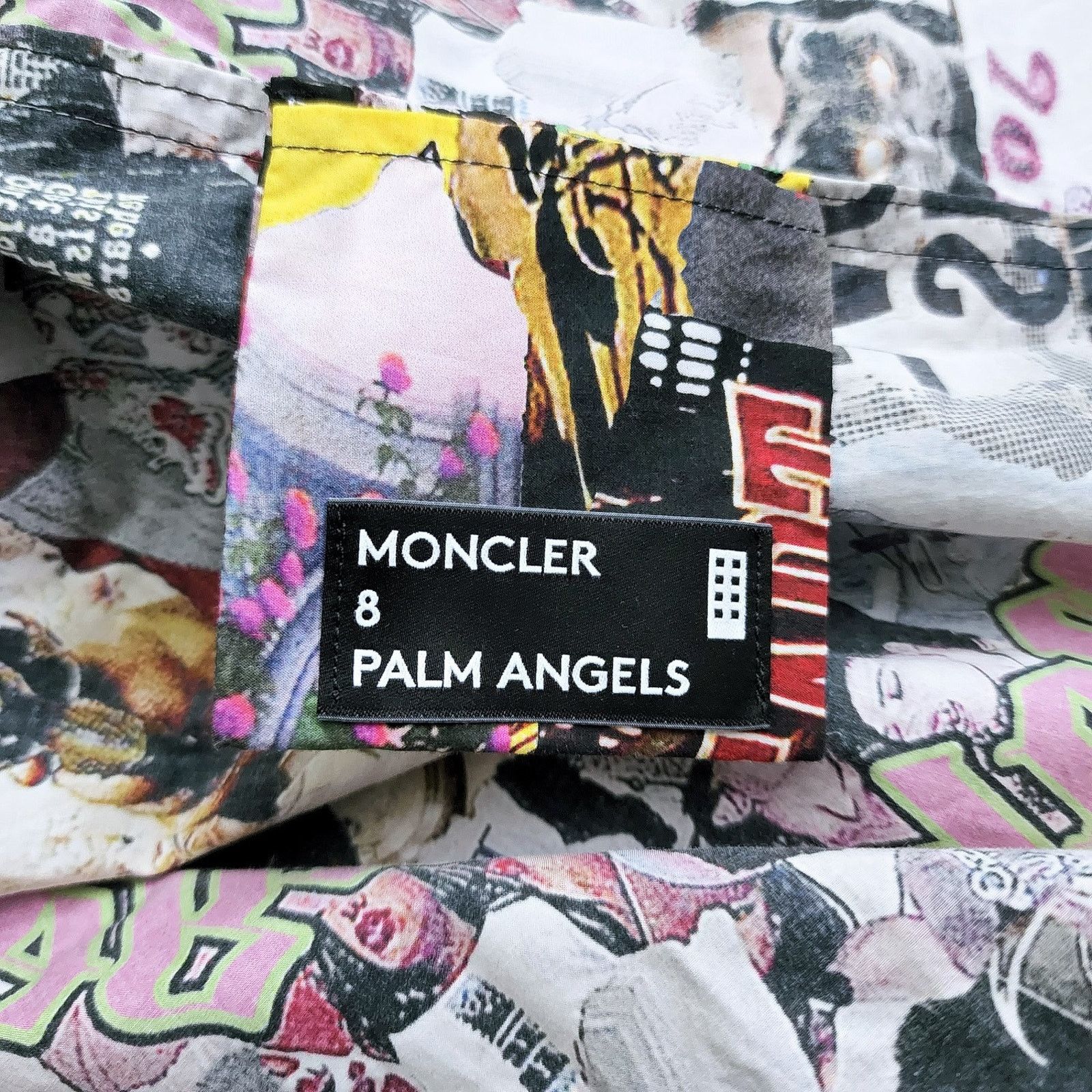 Moncler Moncler Genius x Palm Angels Graffiti Button-up Shirt size M Size US M / EU 48-50 / 2 - 8 Thumbnail