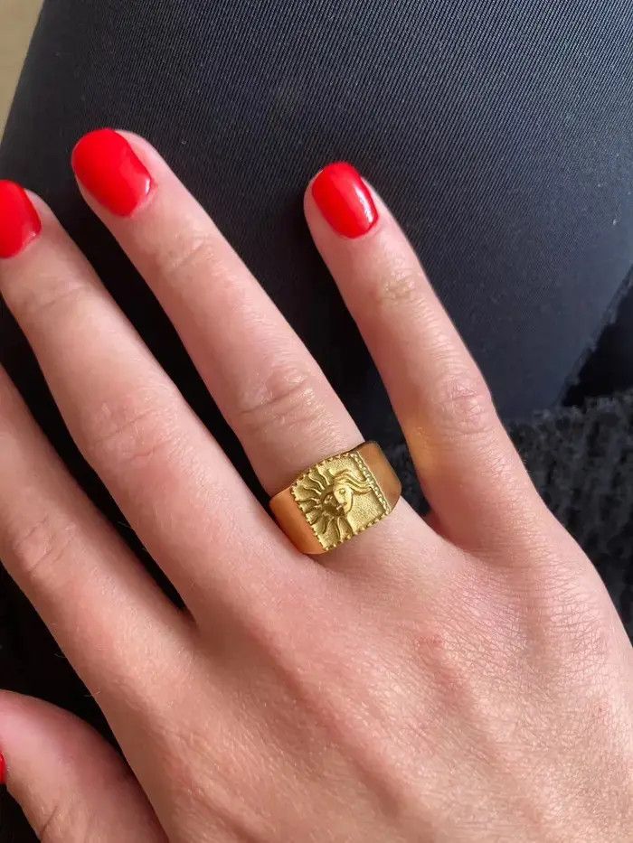 Jewelry Sun Ring ( size 6,7,8) Size ONE SIZE - 2 Thumbnail