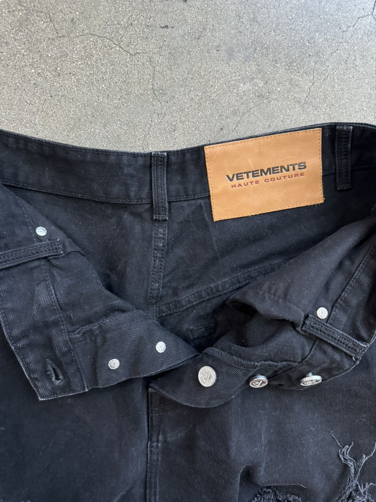 Vetements Vestments Distressed Baggy Denim Size US 32 / EU 48 - 8 Thumbnail