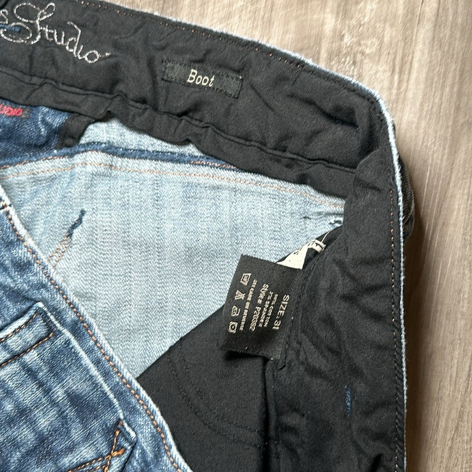 Other Vigoss Studio Boot Cut Jeans - 31 Size 31" - 7 Thumbnail