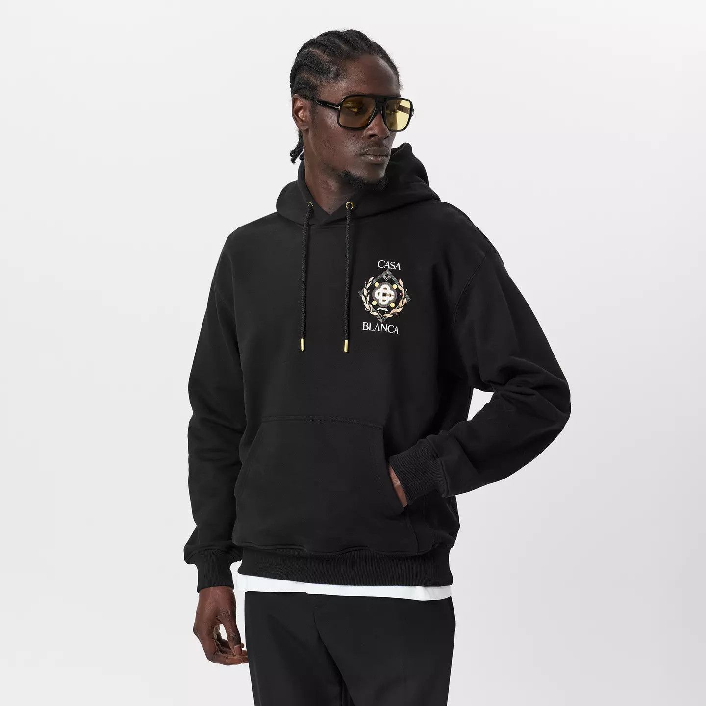 Casablanca o1g2r1mq0426 Graphic Hoodie in Black Size US M / EU 48-50 / 2 - 3 Thumbnail