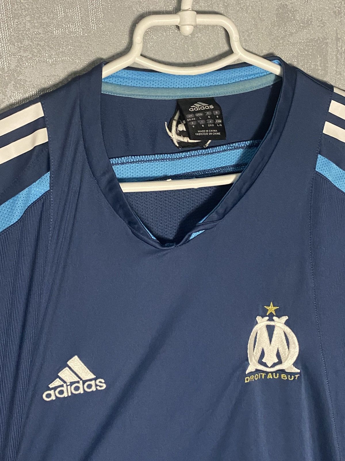 Adidas × Vintage Vintage Olympique de Marseille Adidas Soccer Jersey 2004/05 Size US L / EU 52-54 / 3 - 4 Thumbnail