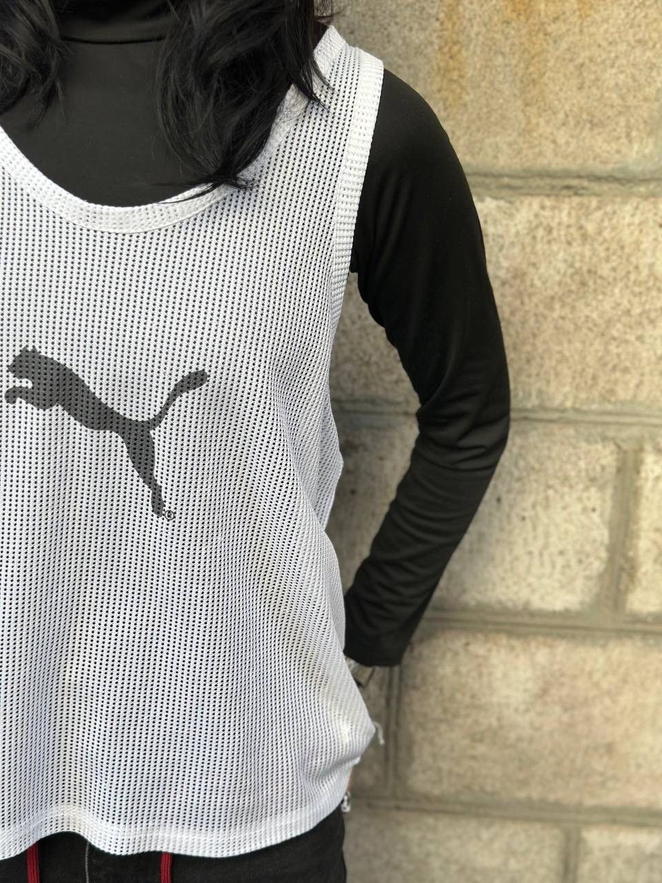 Puma VTG Puma Tank Top Sleeves Avantgarde Y2K Size S 00s USA Hype Size US S / EU 44-46 / 1 - 5 Thumbnail