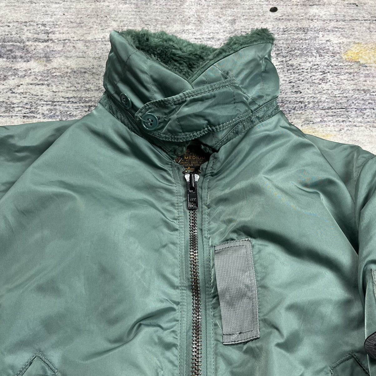 Alpha Industries Vintage 90s Alpha industries B-15D bomber flight jacket Size US M / EU 48-50 / 2 - 4 Thumbnail